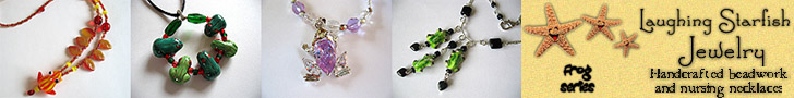 Visit my Jewelry Site and look for some handcrafted frog themed stuff!